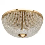 Потолочная люстра Virginia Clear Beads ceiling Gold L