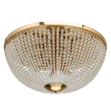 Потолочная люстра Virginia Clear Beads ceiling Gold L