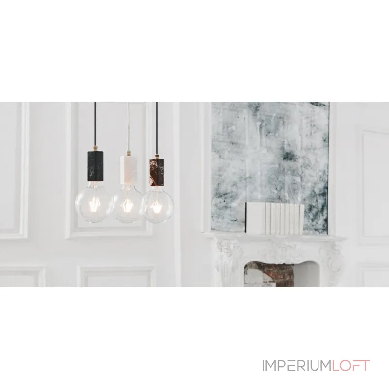 Подвесной светильник MARMOR TROM Nero designed		 in 2015 от ImperiumLoft