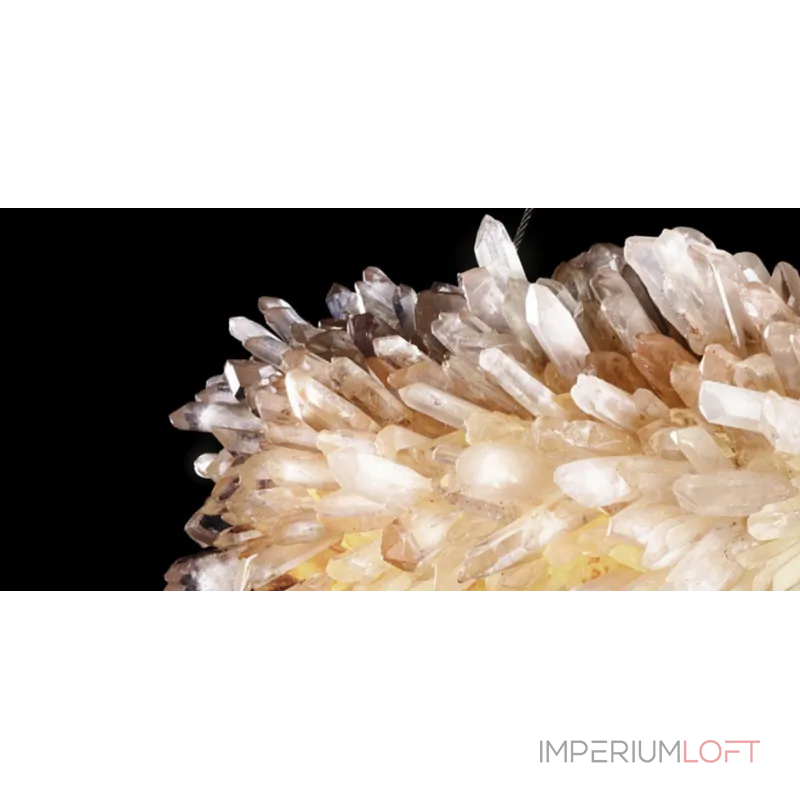 Люстра на штанге RH QUARTZ CRYSTAL абажур из кристаллов кварца