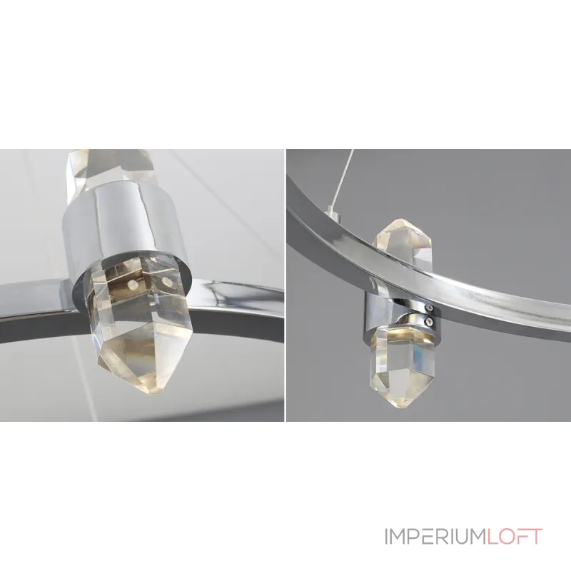 Подвесная люстра Crystal Ring Chandelier Chromium