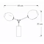 Бра Сrumpled Glas Wall Lamp Золотой от ImperiumLoft