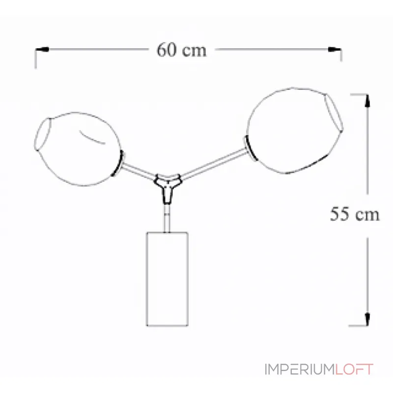 Бра Сrumpled Glas Wall Lamp Золотой от ImperiumLoft