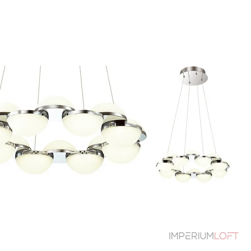 Подвесная люстра Barbolano Chandelier Chromium 8 Подвесная люстра Barbolano Chandelier Chromium 8