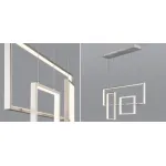 Подвесная люстра Atlantis Chain Chandelier Line Chrome