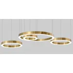 Люстра Light Ring Horizontal D60 Золото от ImperiumLoft