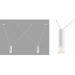 Wireflow LED White Suspension lam 2 патрона от ImperiumLoft