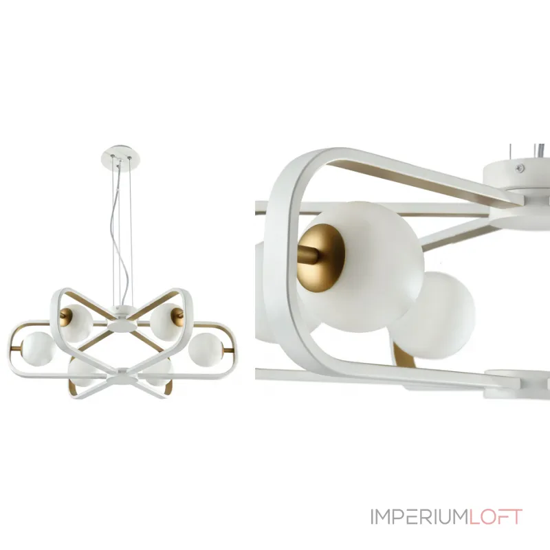 Подвесной светильник Michele Ball Chandelier Gold 6 Подвесной светильник Michele Ball Chandelier Gold 6