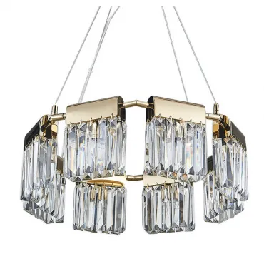 Подвесная люстра Crystal Pendants gold 8