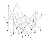 Подвесная люстра Match chandelier Vibia