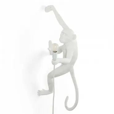 Бра Seletti The Monkey Lamp Hanging Version Right White Бра Seletti The Monkey Lamp Hanging Version Right White