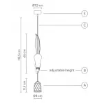 Подвесной светильник Белка karman Sherwood e robin SE151 BB INT-black