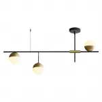 Люстра Balls white & brass 3 от ImperiumLoft