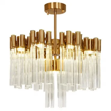 Люстра на штанге Contemporary chandelier crystal brass 65