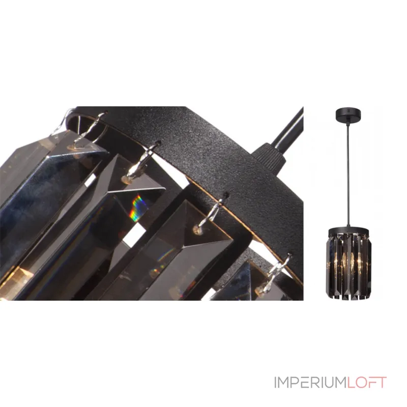 Светильник ODEON Smok Glass  Pendant lamp Стекло Смок D 12 от ImperiumLoft