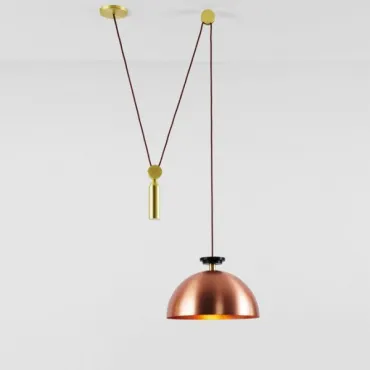 Подвесной светильник Shape up Pendant Hemisphere Copper Подвесной светильник Shape up Pendant Hemisphere Copper