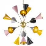Люстра на штанге Huge Pair Multi Color 15