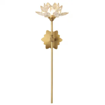 Бра Хрустальный Цветок Лотоса Lotus flower Wall Clear Glass D Бра Хрустальный Цветок Лотоса Lotus flower Wall Clear Glass D