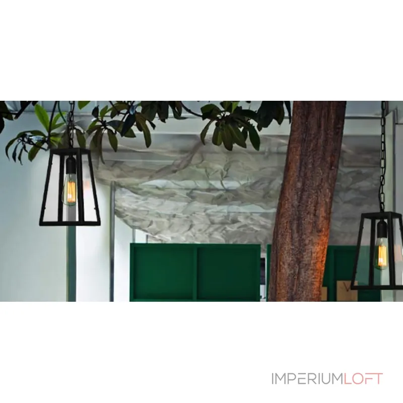 Подвесной светильник Loft Industrial Ortogonal pendant Black от ImperiumLoft Подвесной светильник Loft Industrial Ortogonal pendant Black от ImperiumLoft