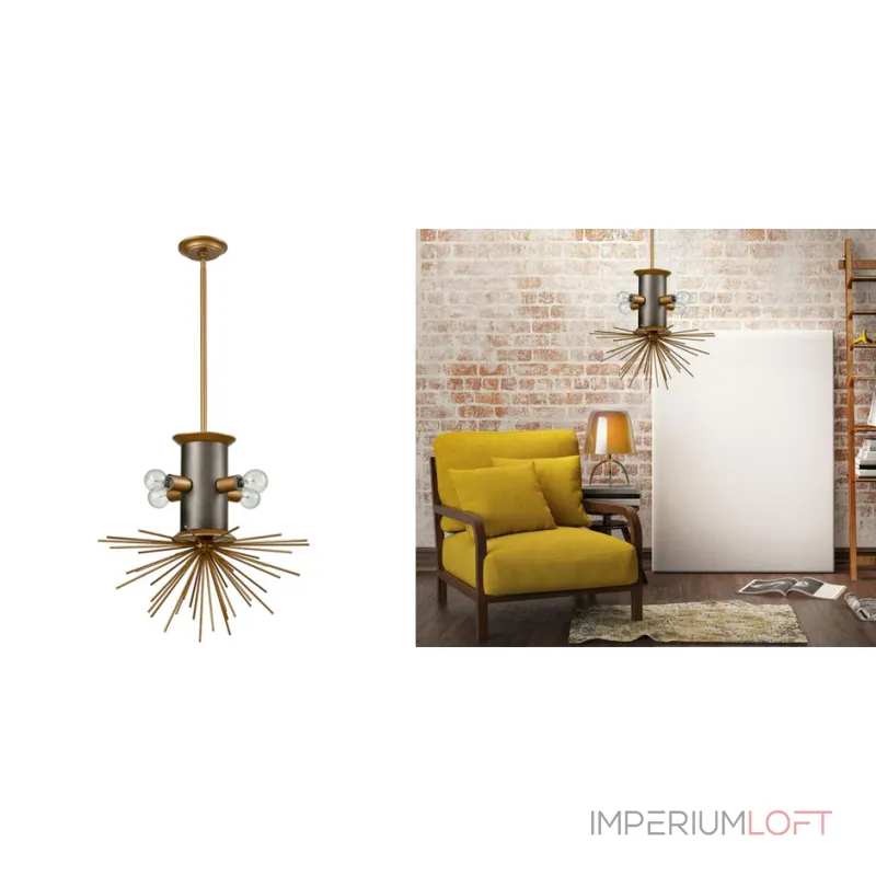Подвесной светильник Hedgehog Chandelier от ImperiumLoft
