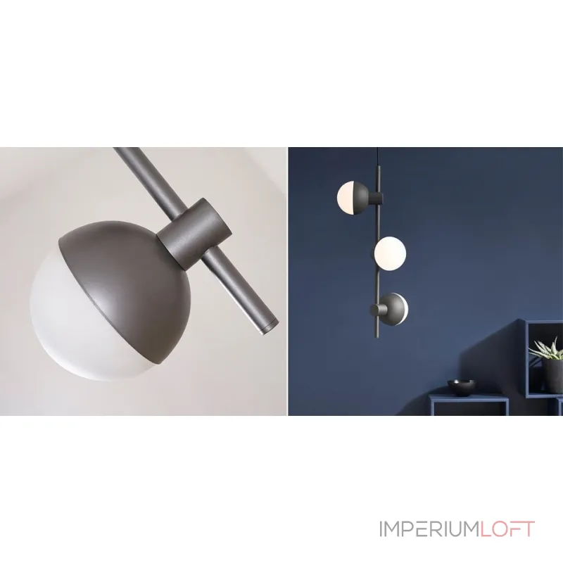 Подвесной светильник FRANDSEN CPH Fabian Vertical Chandelier Matte Black Подвесной светильник FRANDSEN CPH Fabian Vertical Chandelier Matte Black