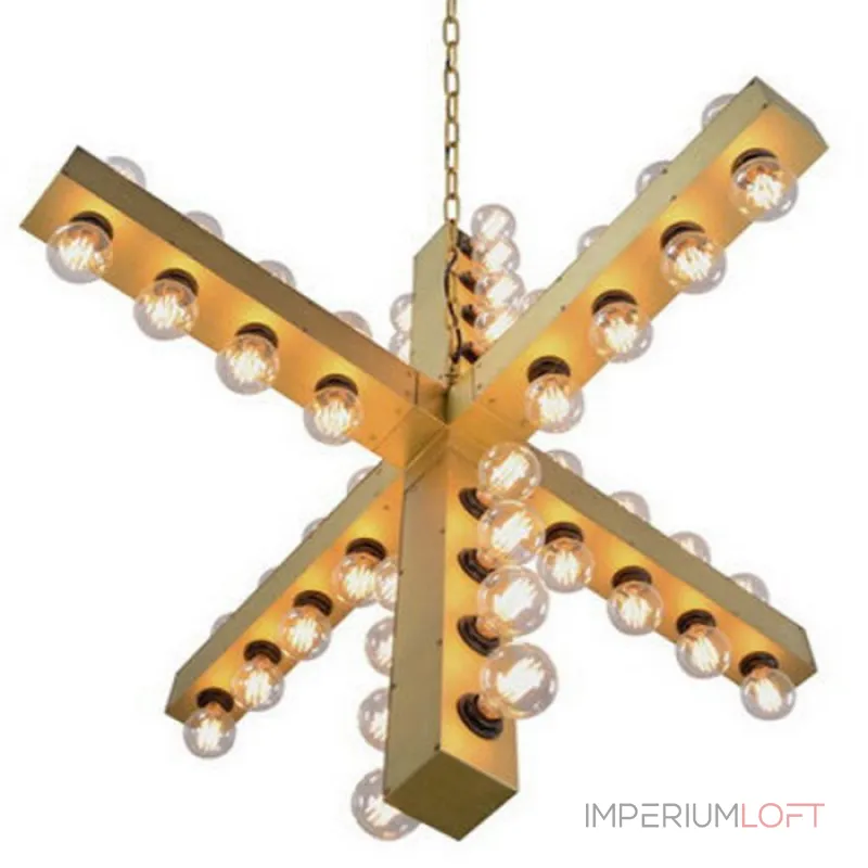 Подвесной светильник Nero Chandelier Gold от ImperiumLoft Подвесной светильник Nero Chandelier Gold от ImperiumLoft
