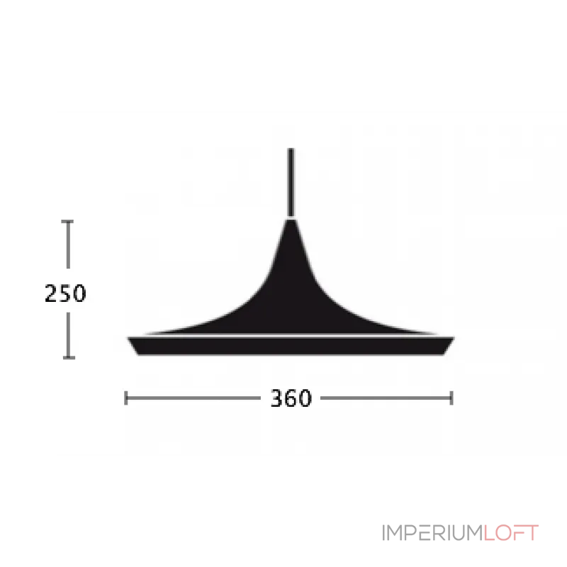 Люстра Beat Light Wide от ImperiumLoft