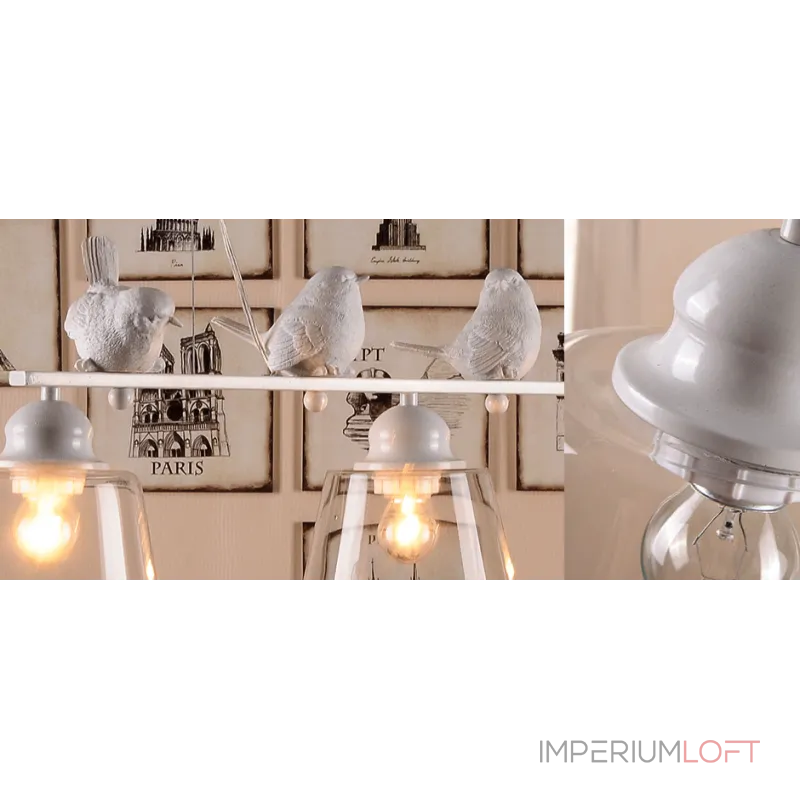 Люстра Provence Bird Pendant Line 3 от ImperiumLoft Люстра Provence Bird Pendant Line 3 от ImperiumLoft