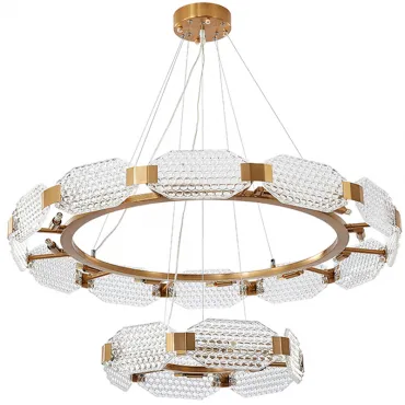 Подвесная люстра Ring shaped crystal chandelier