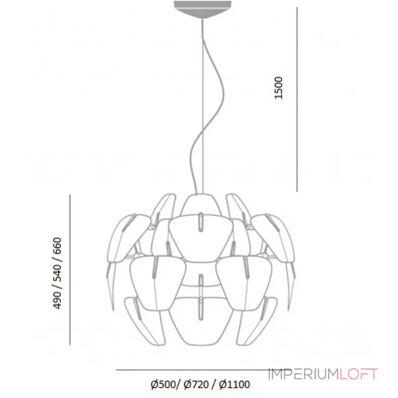 Подвесная люстра Luceplan Hope designed in 2009 Подвесная люстра Luceplan Hope designed in 2009