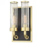 Бра Hudson Valley 1722-AGB Soriano 2 Light Wall Sconce In Aged Brass от ImperiumLoft