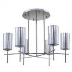 Люстра на штанге Light Cylinders chrome lamps 6