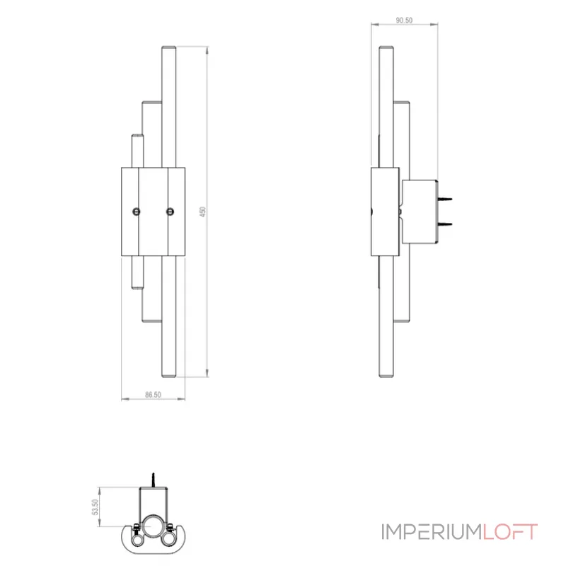 Бра Bert Frank TANTO SMALL Н45 White от ImperiumLoft Бра Bert Frank TANTO SMALL Н45 White от ImperiumLoft
