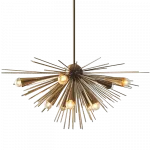 Люстра на штанге Luxury Copper Metal Thorn Pendant Lights