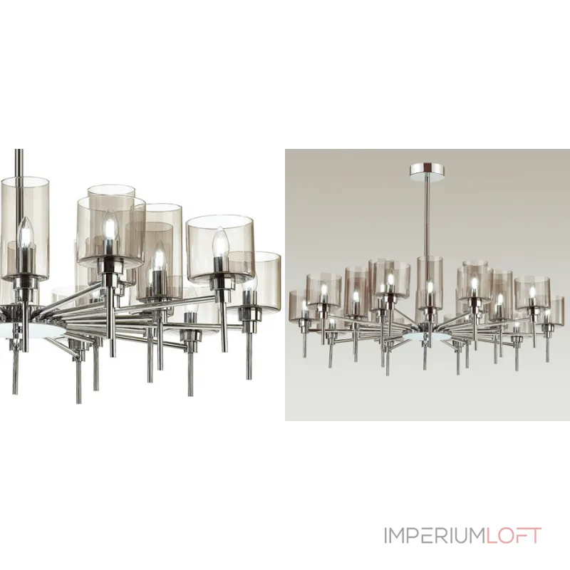 Люстра на штанге AXO Light Spillray Chromium Lamps 20