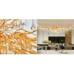 Подвесная люстра Droplet Chandelier oval L180