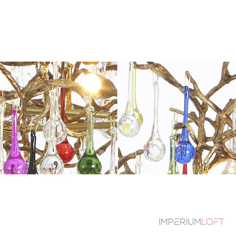 Подвесная люстра Droplet Chandelier Multicolor