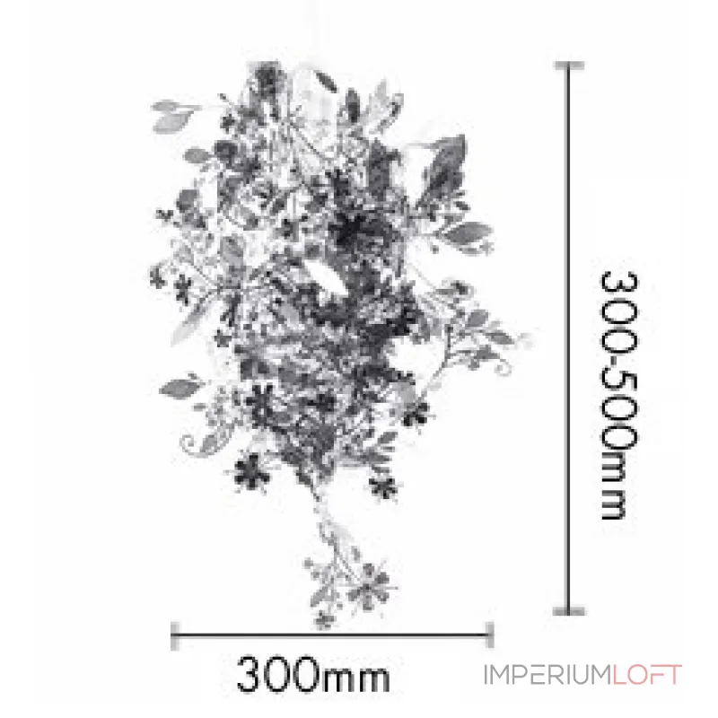 Подвесной светильник Garland Light Gold от ImperiumLoft