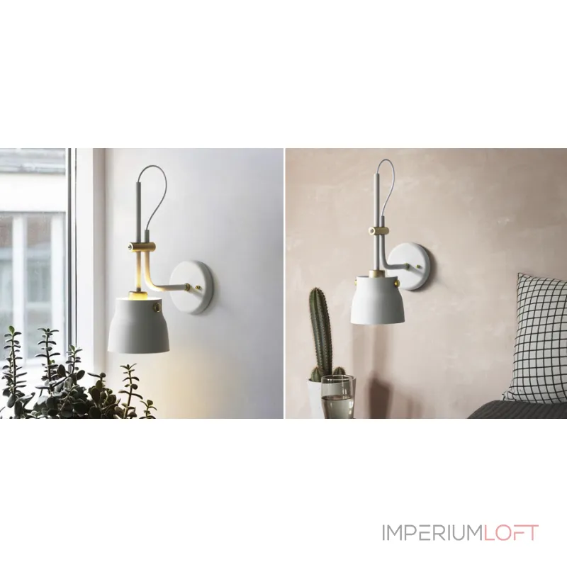 Бра RAM PLASENCIA Wall Lamp white от ImperiumLoft