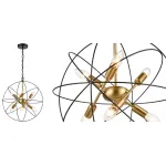 Подвесная люстра Luis Trumpet Tube Silver Lamp 40