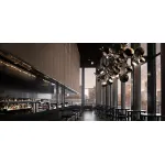 Люстра на штанге Atomic Suspension black Delightfull