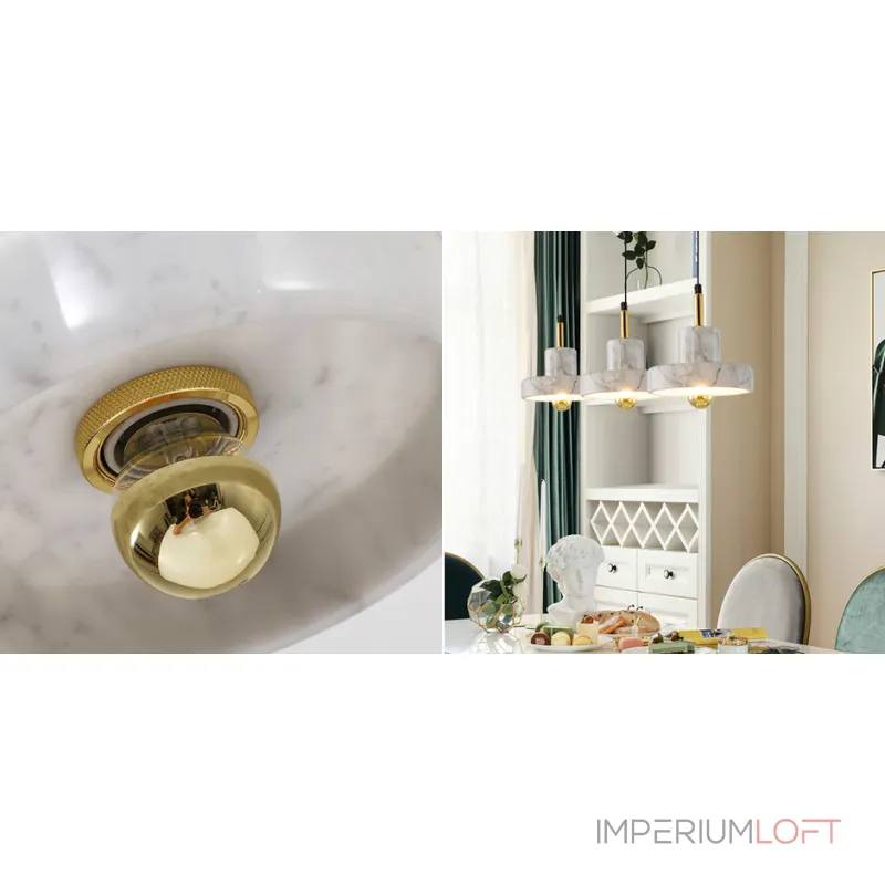 Люстра Tom Dixon Stone Pendant White 3 от ImperiumLoft Люстра Tom Dixon Stone Pendant White 3 от ImperiumLoft