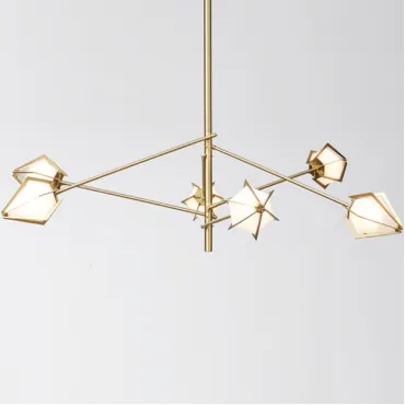 Люстра на штанге HARLOW Spoke Chandelier Gabriel Scott
