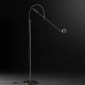 Торшер Restoration Hardware ORBITER II Task Floor Black