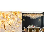 Подвесная люстра Droplet Chandelier oval L180