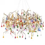 Подвесная люстра Droplet Chandelier Multicolor