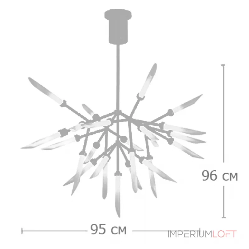 Люстра Spur Chandelier от ImperiumLoft Люстра Spur Chandelier от ImperiumLoft