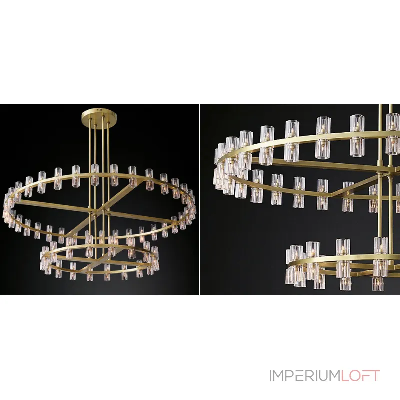 Подвесная люстра Restoration Hardware Arcachon Round 2-Tier Chandelier Подвесная люстра Restoration Hardware Arcachon Round 2-Tier Chandelier