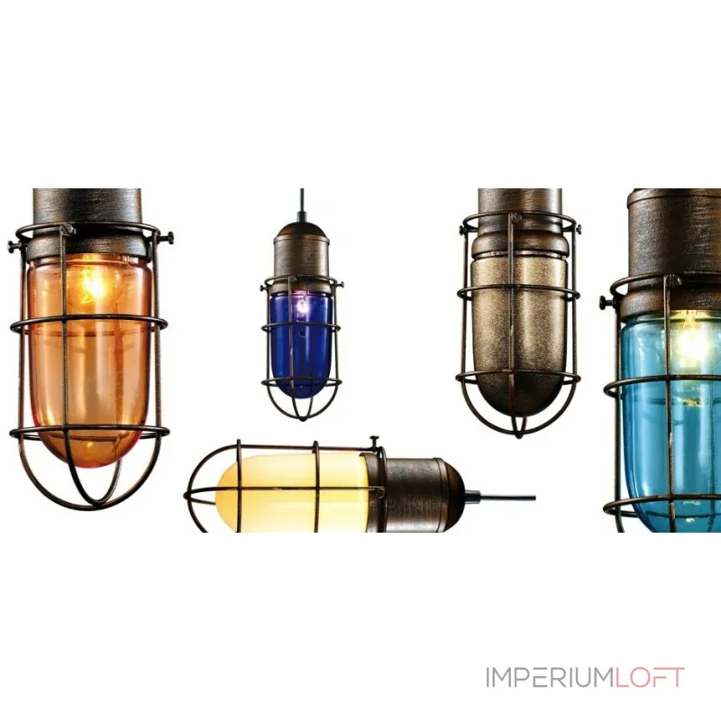 Подвесной светильник Lucretia Industrial Bullet Vintage Pendant от ImperiumLoft