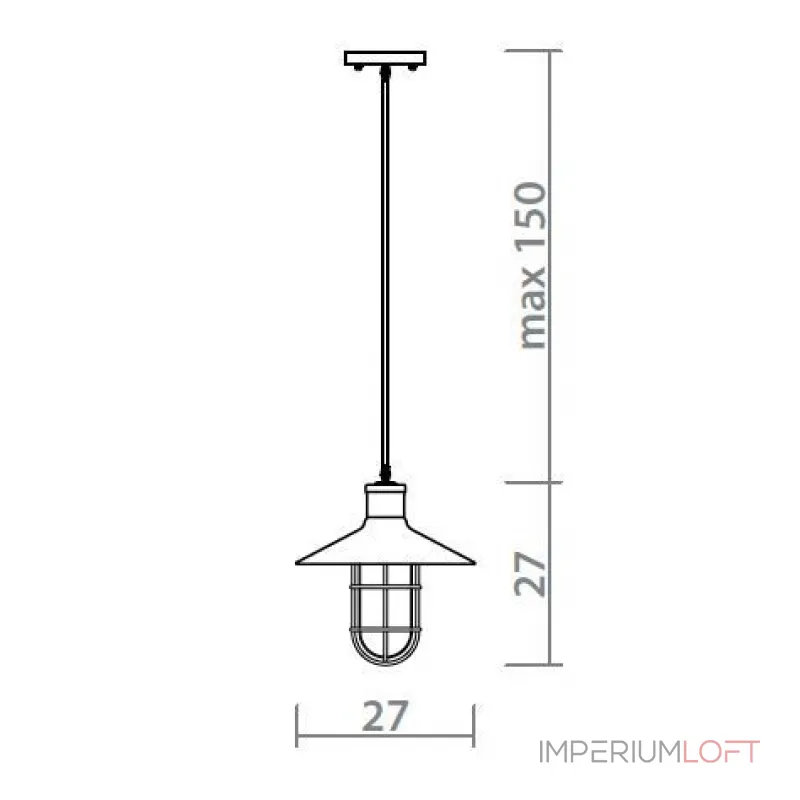 Подвесной светильник Night Fire Pendant от ImperiumLoft
